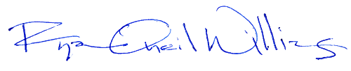 Ryan O'Neil Williams signature